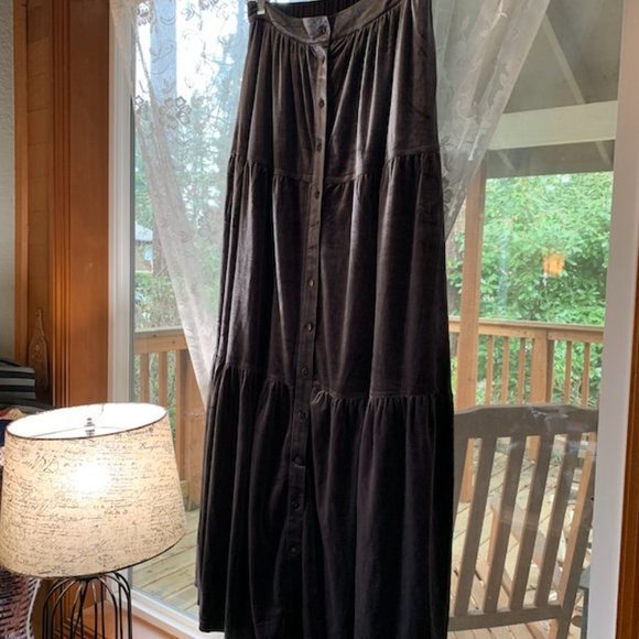 NWT Velvet Maxi skirt - Picture 2 of 6